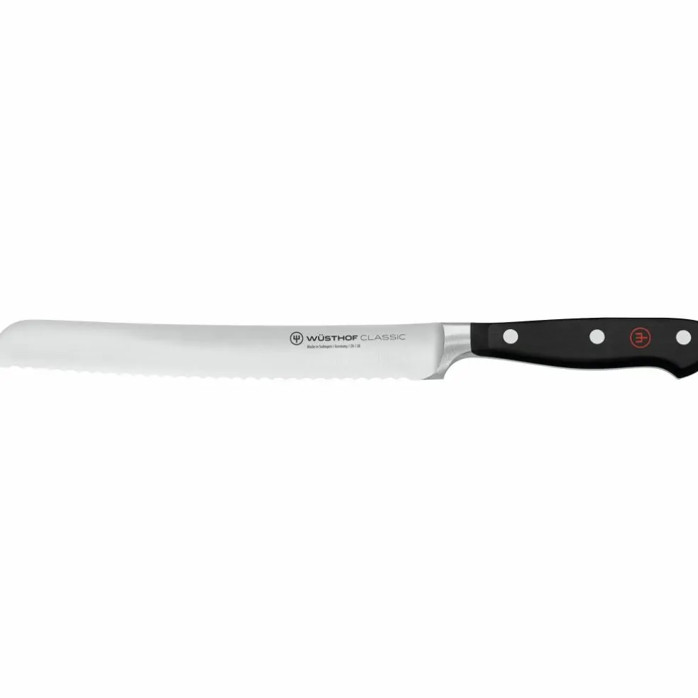 Classic Brödkniv 20 cm Svart/stål