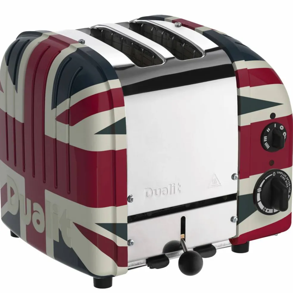 Classic brödrost 2 skivor, union jack