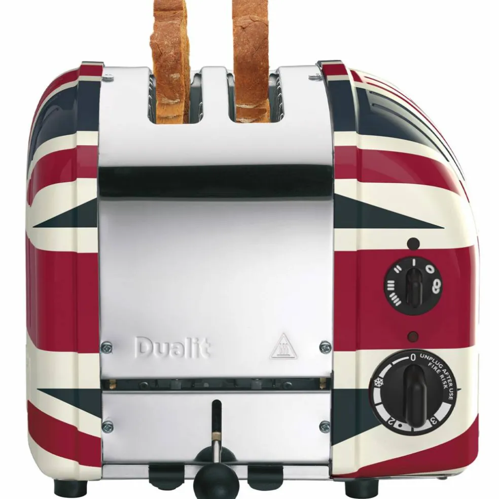 Classic brödrost 2 skivor, union jack