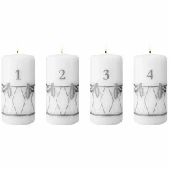 Classic Christmas 2026 adventsljus 4 st, guld