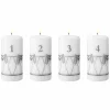 Classic Christmas 2026 adventsljus 4 st, silver