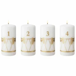 Classic Christmas 2026 adventsljus 4 st, silver