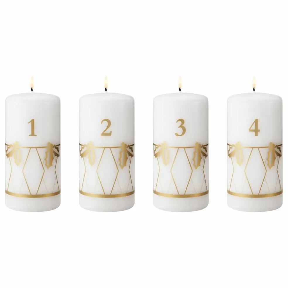 Classic Christmas 2026 adventsljus 4 st, silver