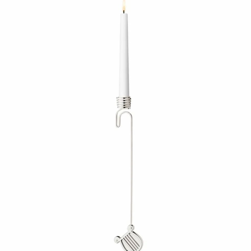 Classic Christmas 2026 Harpa ljusstake, palladium
