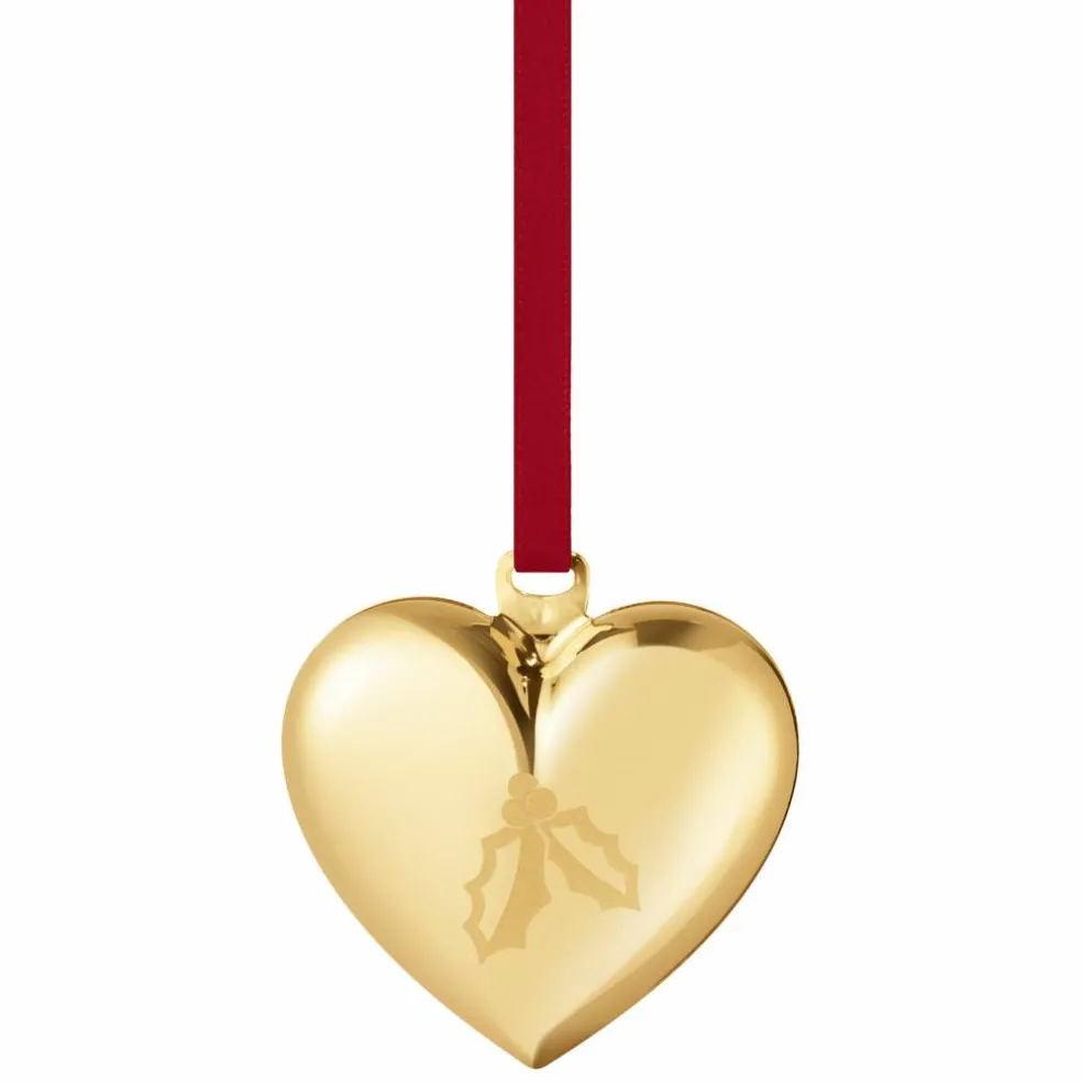 Classic Christmas 2026 julhjärta, guld