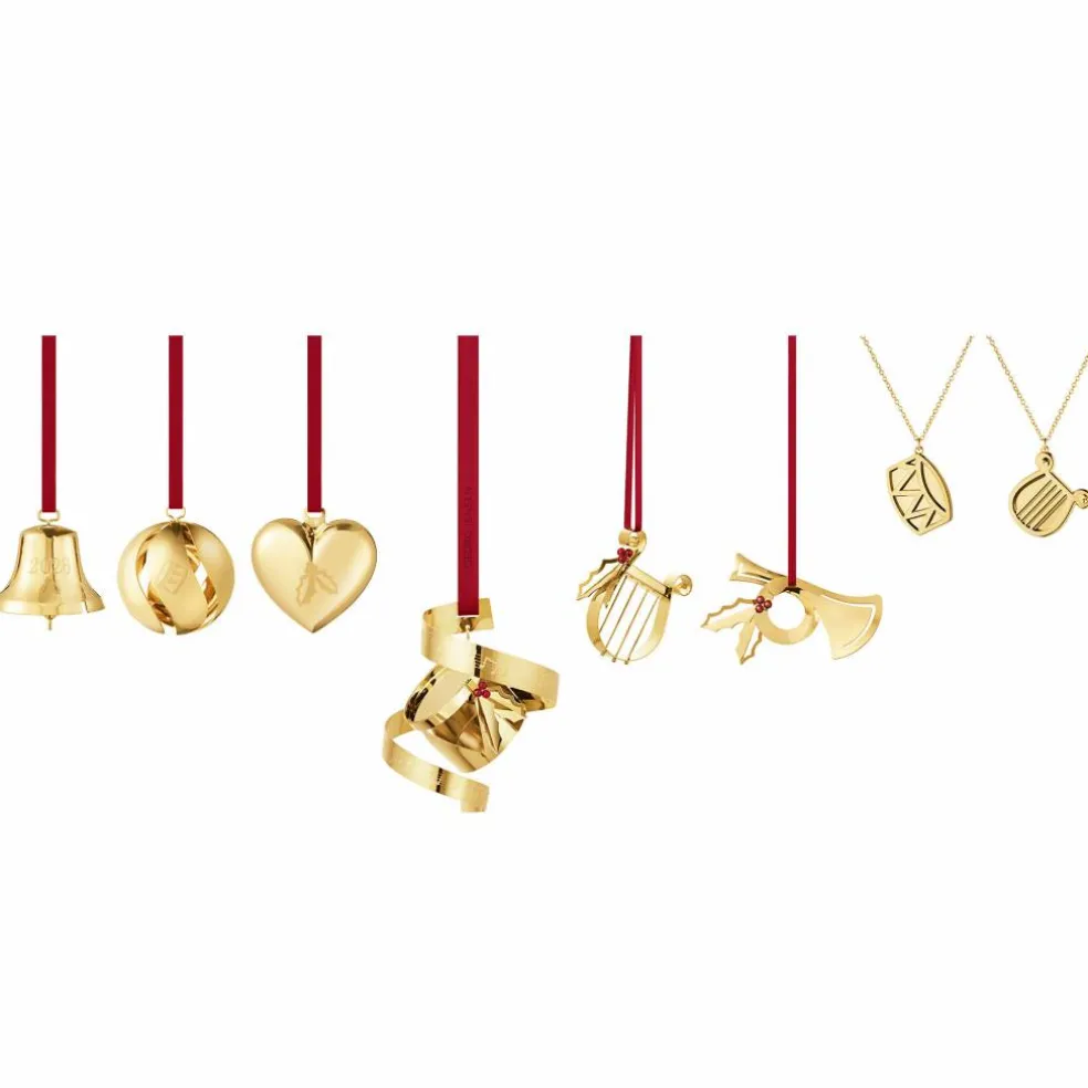 Classic Christmas 2026 prydnadsset, guld
