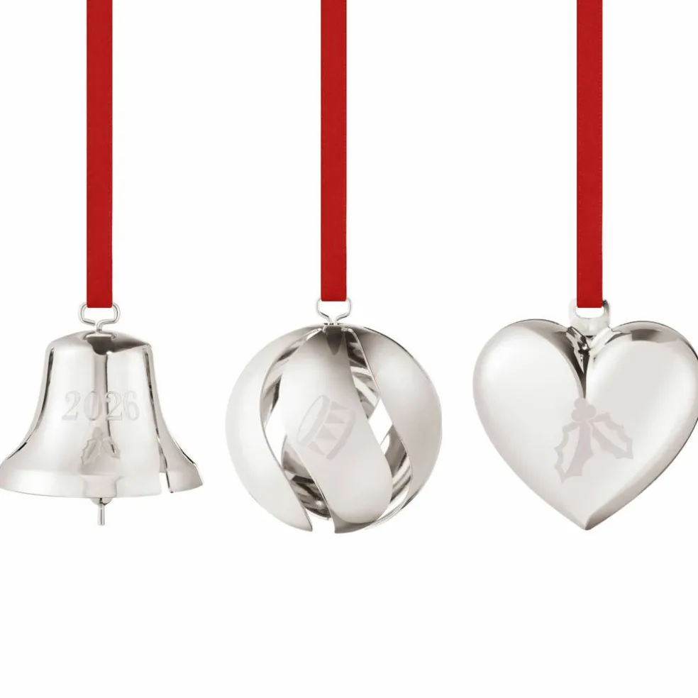 Classic Christmas 2026 prydnadsset, guld