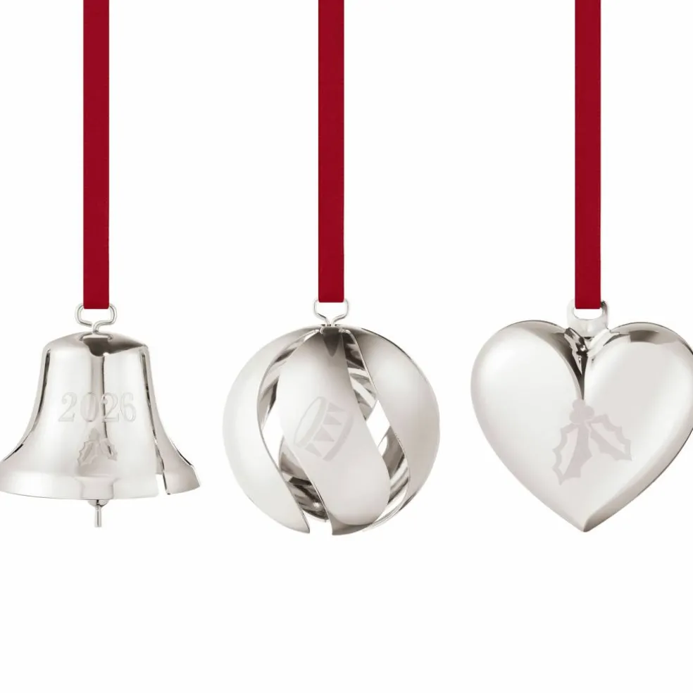Classic Christmas 2026 prydnadsset, guld