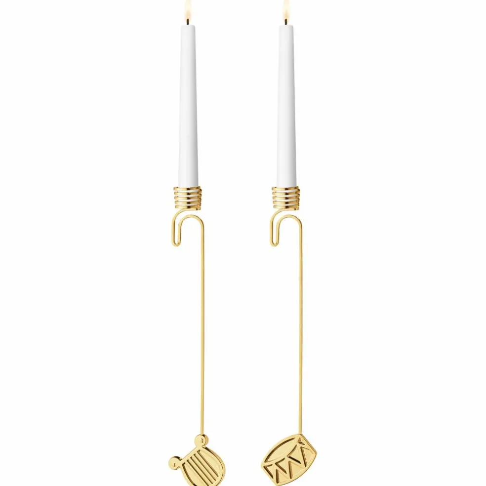 Classic Christmas 2026 set med ljusstakar, guld