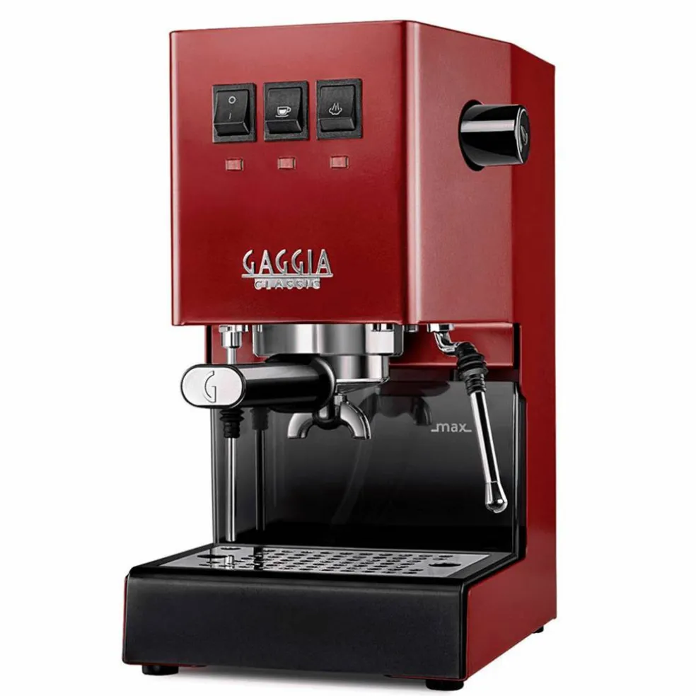 Classic E24 espressomaskin, borstat stål