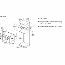 CM724G1B1 iQ700 kompaktugn/mikro, svart
