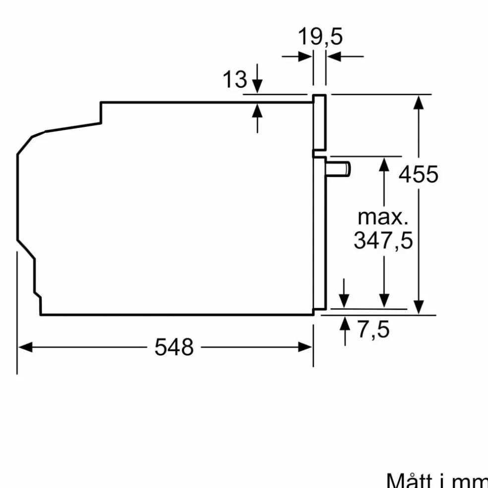 CM724G1B1 iQ700 kompaktugn/mikro, svart