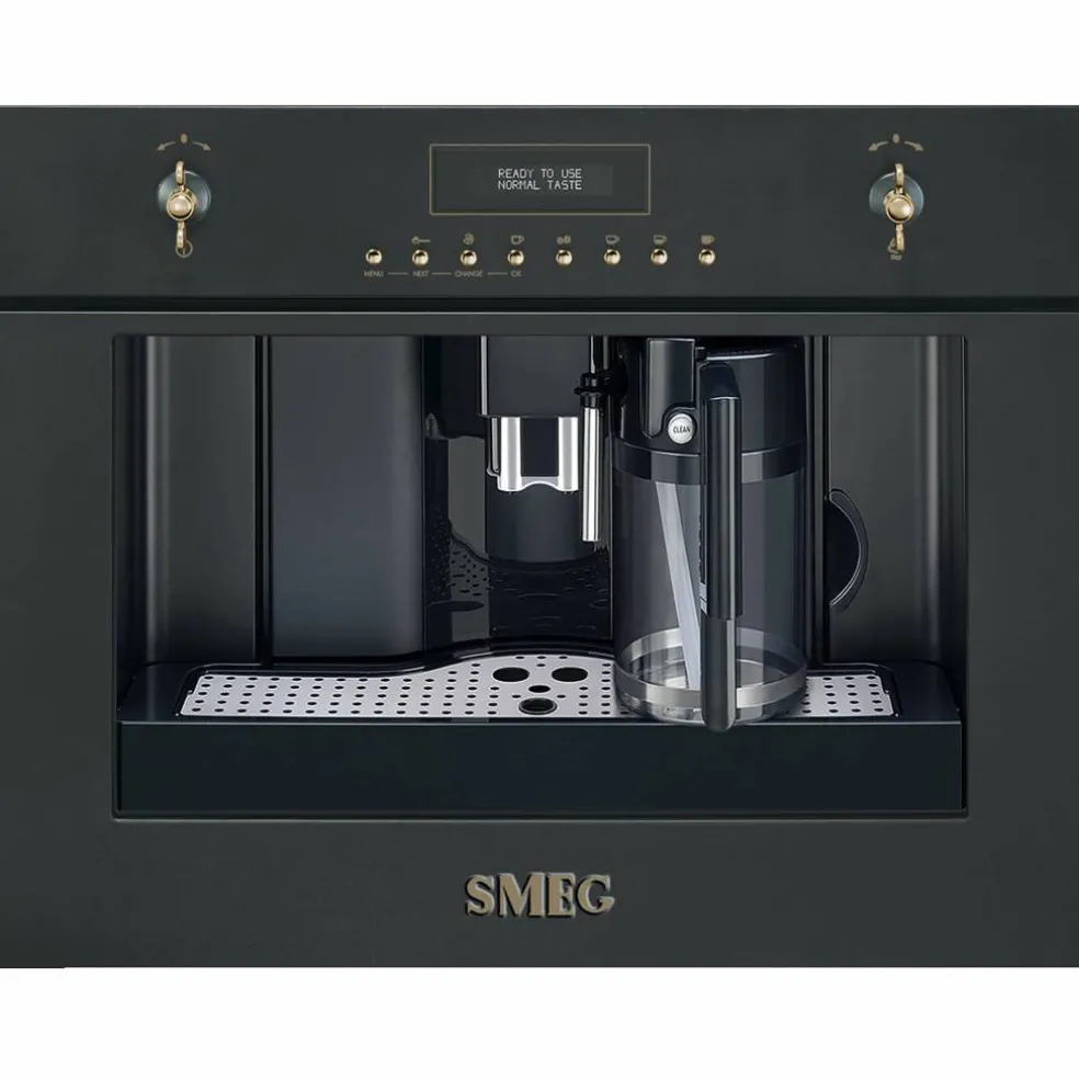 60 cm inbyggd kaffemaskin i rostfritt stål