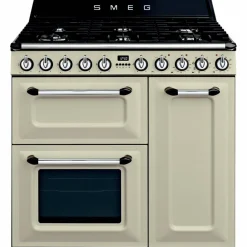 90 cm Victoria Gashäll med 3 Ugnar, Creme