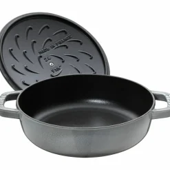Cocotte Chistera traktörgryta 24 cm 2,4 liter, grå