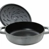 Cocotte Chistera traktörgryta 28 cm 3,7 liter, svart