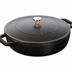 Cocotte Chistera traktörgryta 28 cm 3,7 liter, svart