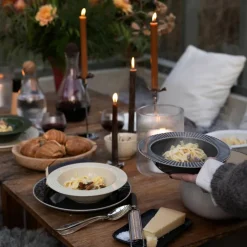 Coffee & More djup tallrik, vit