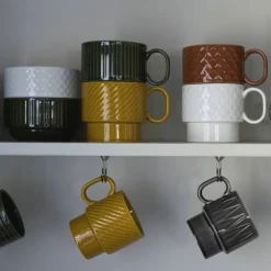 Coffee & More kaffemugg 2-pack, gul