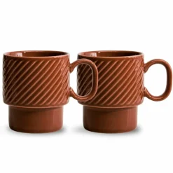 Coffee & More kaffemugg 2-pack, gul
