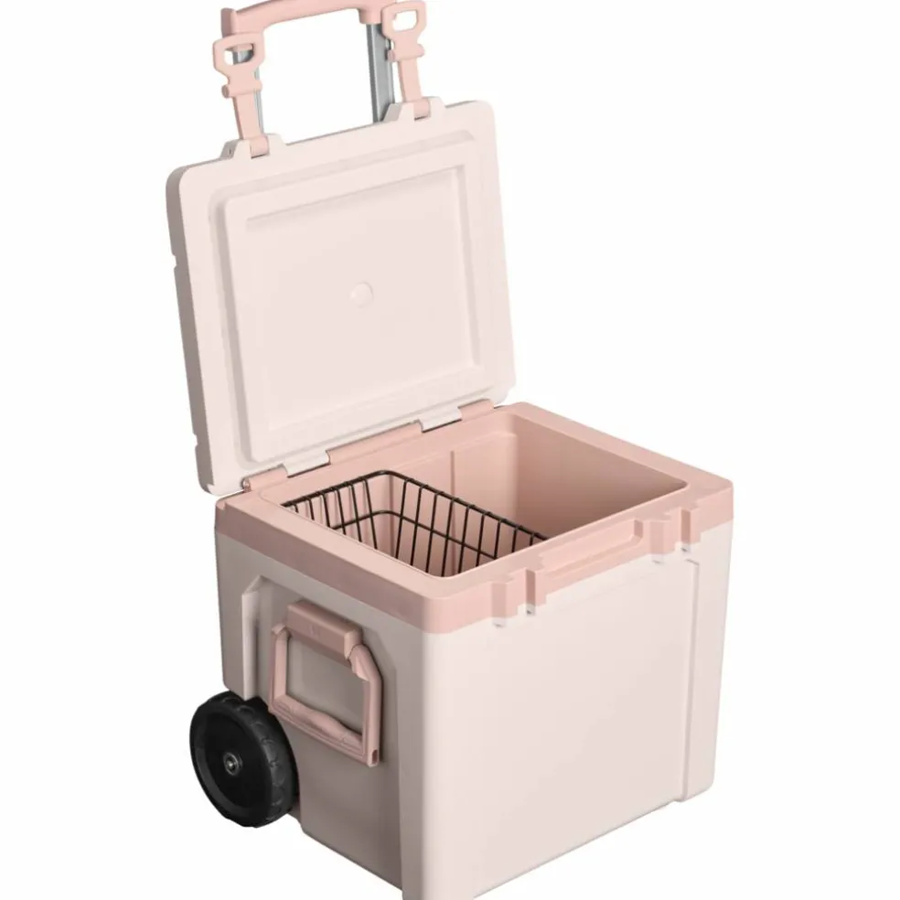 Cold-For-Days kylbox m. hjul 47 liter, rose quartz