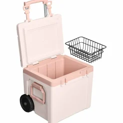 Cold-For-Days kylbox m. hjul 47 liter, rose quartz