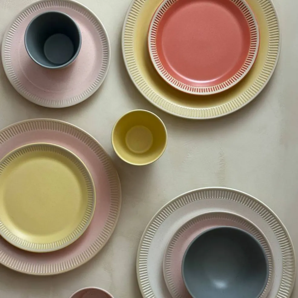 Colorit tallrikar 22 cm, coral