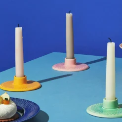 Color ljusstake, blå