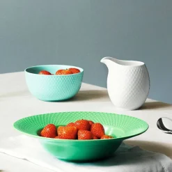Color Pastatallrik 24,5 cm Grön