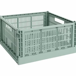 Colour Crate förvaringslåda large square, sage green
