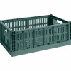 Colour Crate Large förvaringslåda, dark green