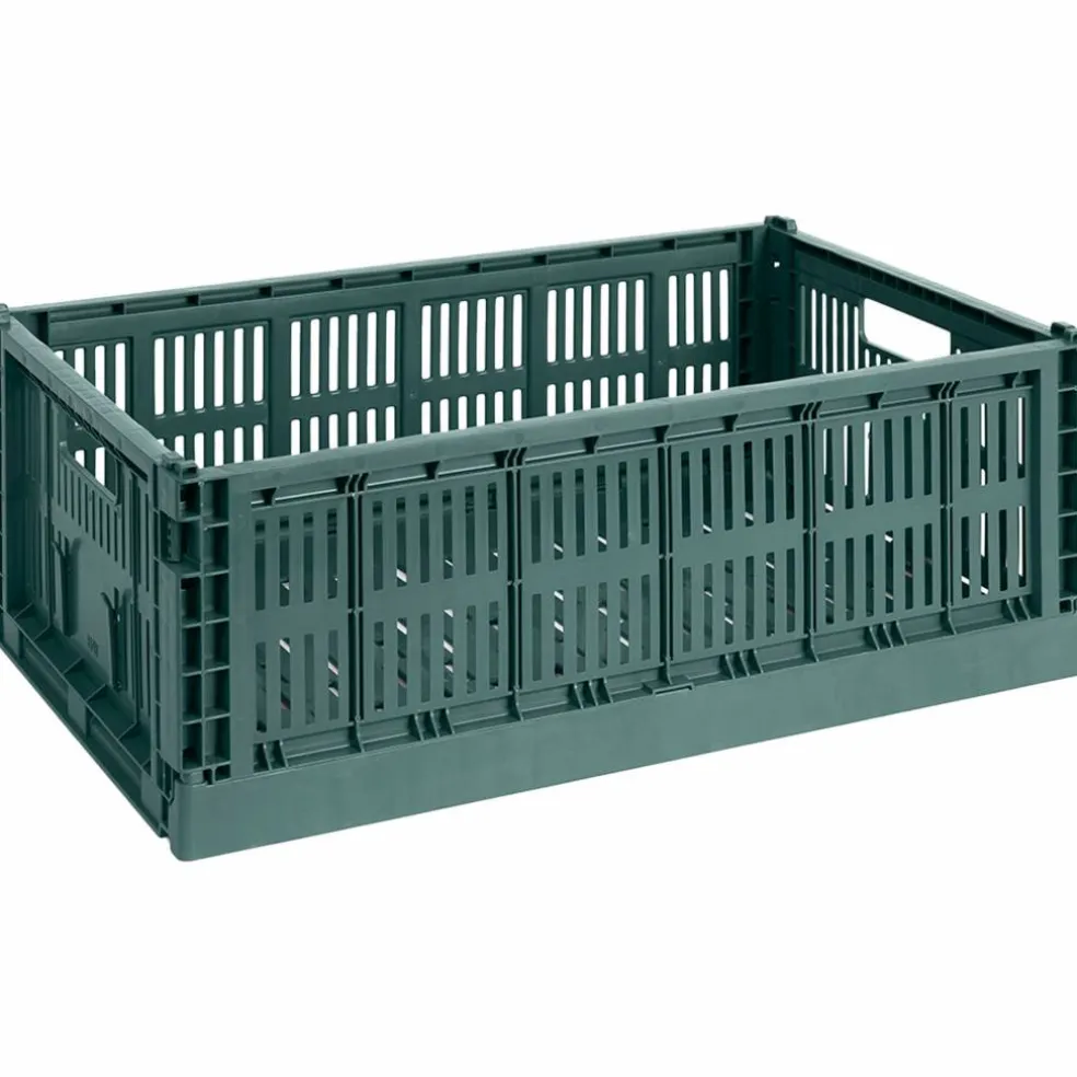 Colour Crate Large förvaringslåda, sage green