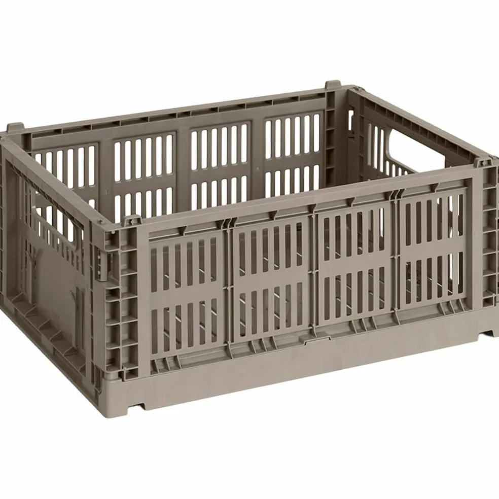 Colour Crate Medium förvaringslåda, varmgrå