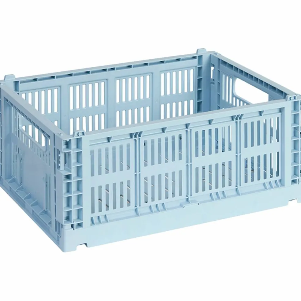 Colour Crate Medium förvaringslåda, dusty blue