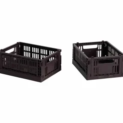 Colour Crate Mini förvaringslåda 2-pack, mörkblå