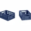 Colour Crate Mini förvaringslåda 2-pack, charcoal