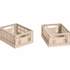 Colour Crate Mini förvaringslåda 2-pack, mörkgrön