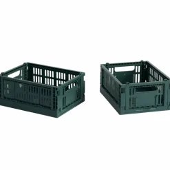 Colour Crate Mini förvaringslåda 2-pack, varmgrå