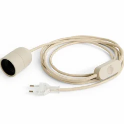 Common sladdset för bordslampa 240 cm, roströd