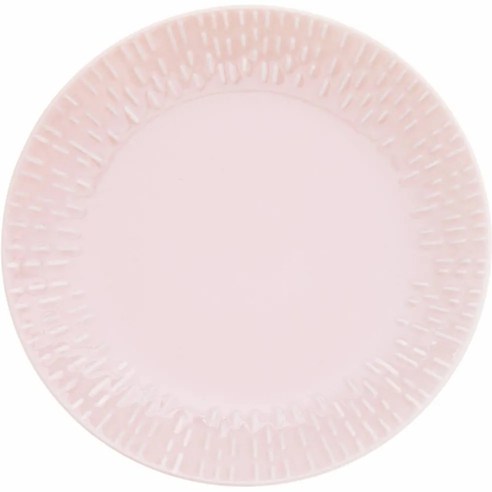 Confetti desserttallrik 21 cm, mustard