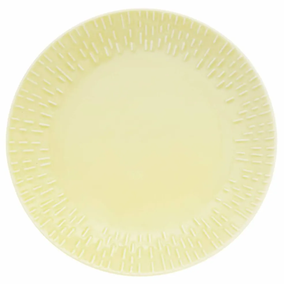 Confetti desserttallrik 21 cm, vanilla