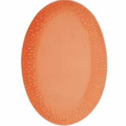 Confetti ovalt fat 36 × 25,5 cm, aqua