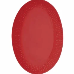Confetti ovalt fat 36 × 25,5 cm, blueberry