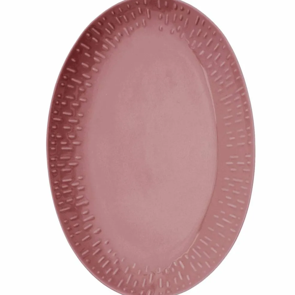 Confetti ovalt fat 36 × 25,5 cm, olive