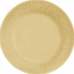 Confetti pastatallrik 23 cm, mustard
