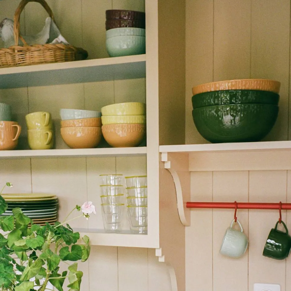 Confetti skål 14 cm, bordeaux