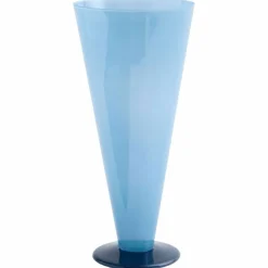 Conical large vas, petrolblå/mörkblå