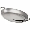 Cook Style oval panna i rostfritt stål
