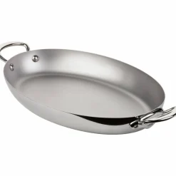Cook Style oval panna i rostfritt stål