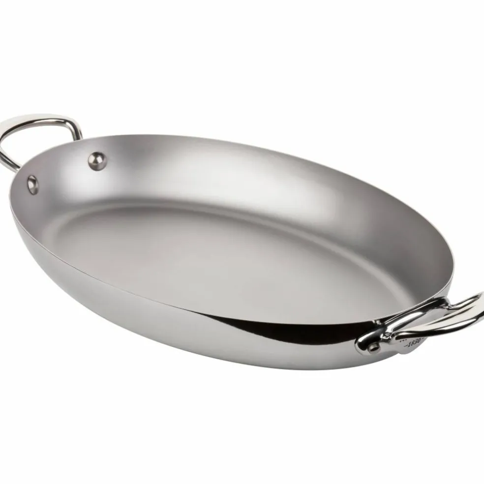 Cook Style oval panna i rostfritt stål